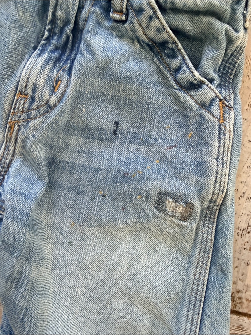 Polo by Ralph Lauren Light Blue Distressed Denim Shorts, size 6 - Picture 7 of 7